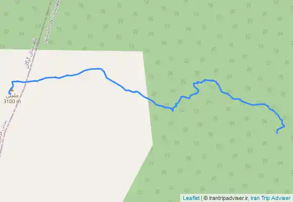 ترک جی پی اس قله چلچلی گلستان