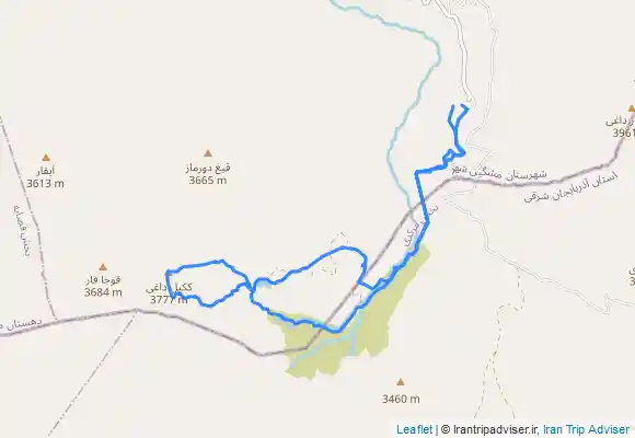 ترک جی پی اس صعود به قله آیقار