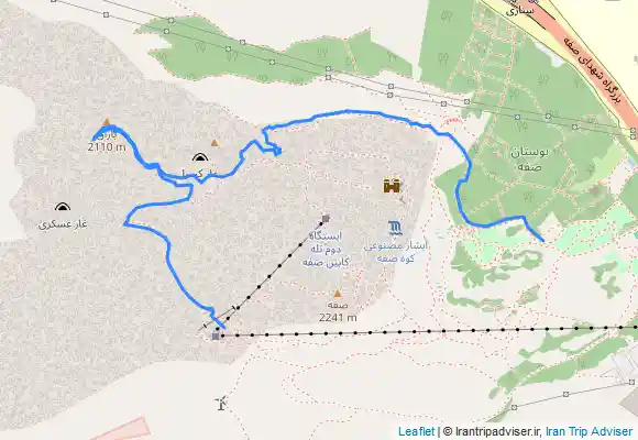 ترک جی پی اس کوه دوقلو