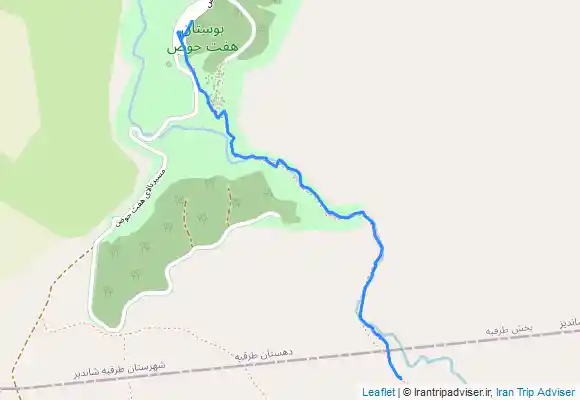 ترک جی پی اس مسیر برگشت از هفت حوض
