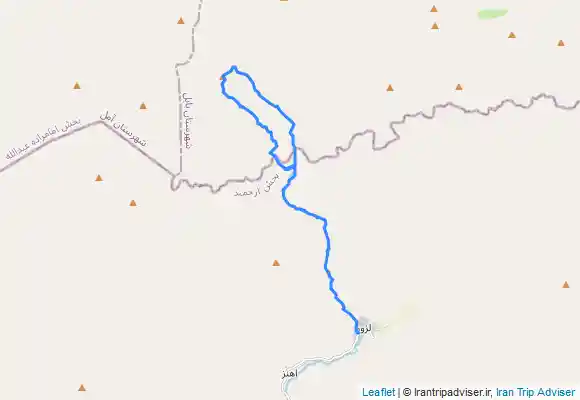 ترک جی پی اس صعود به قله میشینه مرگ از روستای لزور