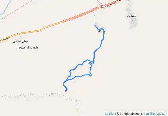 ترک جی پی اس Azadegan -tiqbel