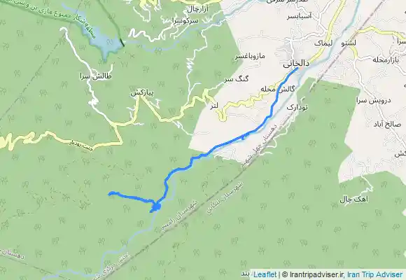 ترک جی پی اس آبشار گورته (لاته)