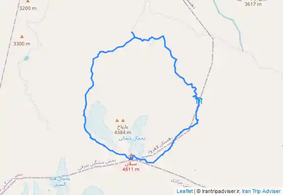 ترک جی پی اس سبلان (سلطان ساوالان) ۴۸۱۱ متر صعود از غربی فرود شمال شرقی