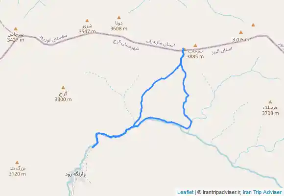 ترک جی پی اس قله سرخاب