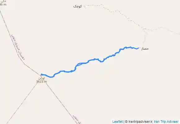 ترک جی پی اس صعود به قله اورین از مسیر روستای حصار
