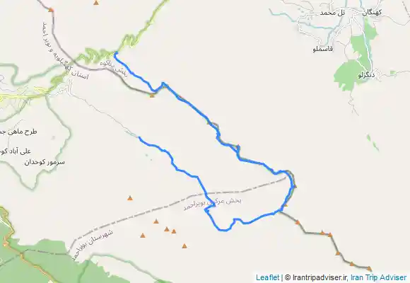 ترک جی پی اس قسمتی از خطالراس شرقی دنا