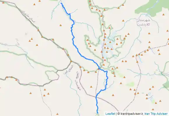 ترک جی پی اس پیمایش پراچان (طالقان) به درجان (سه هزار)