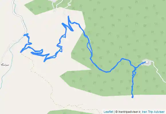 ترک جی پی اس قلعه کنگلو سوادکوه