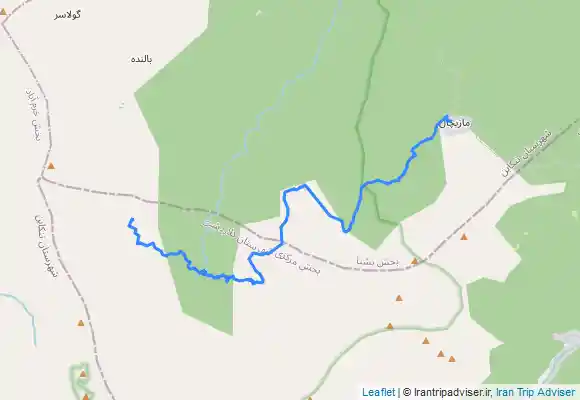 ترک جی پی اس mazichal-gaznachal مازیچال-گزناچال. بخش اول مسیر