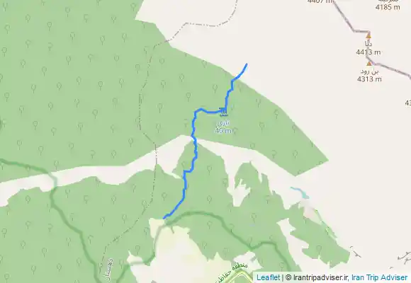 ترک جی پی اس آبشار دره ناری