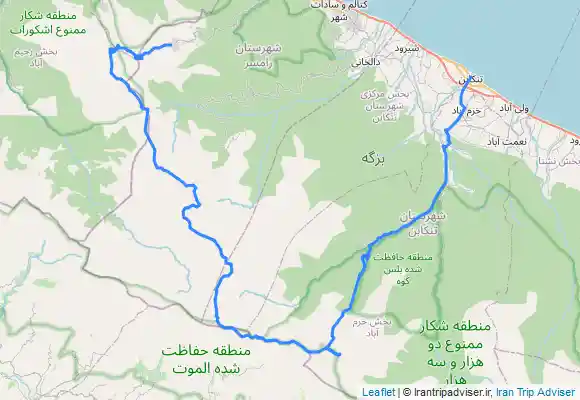 ترک جی پی اس پیمایش سماموس به سیالان «آرین تاجیک» (جواهرده به عسل محله)