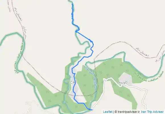 ترک جی پی اس آبشار کلوچ