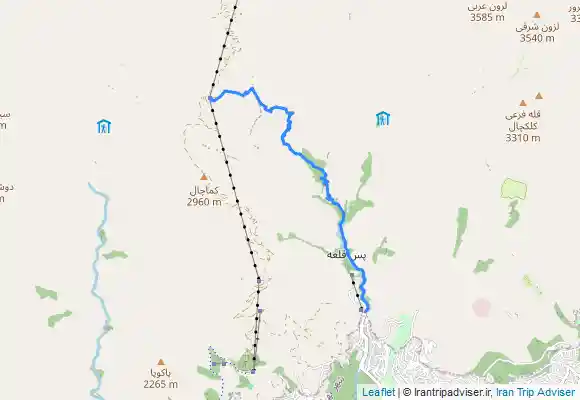 ترک جی پی اس دربند اوسون ایستگاه پنچ تله کابین