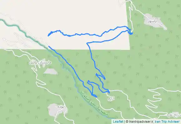 ترک جی پی اس دره آسمان رود رودسر