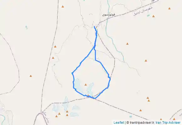 ترک جی پی اس قله سبلان(ساوالان) شرقی-غربی