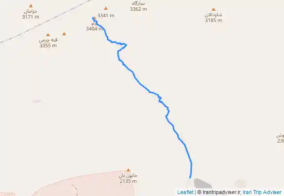 ترک جی پی اس صعود به قله پراو