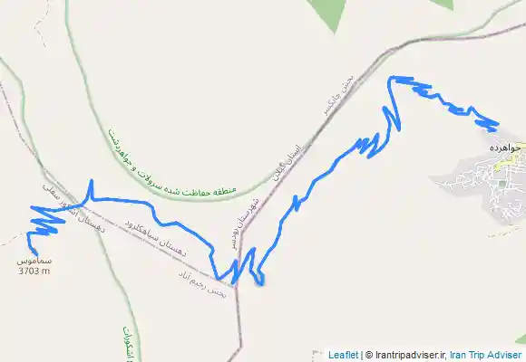 ترک جی پی اس رکابزنی گروه دوچرخه سواری دوک لاهیجان به سماموس از جواهرده