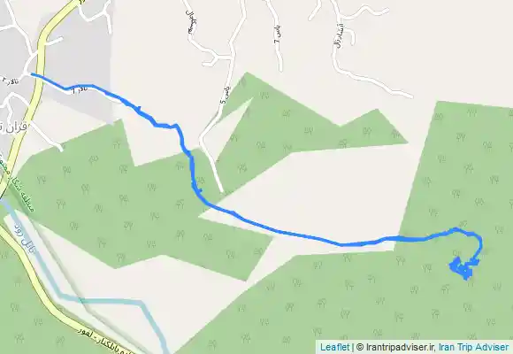 ترک جی پی اس آبشار زال دره