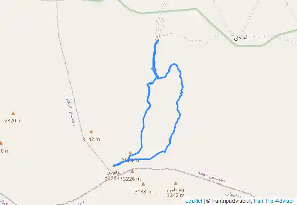 ترک جی پی اس قله بزقوش صعود از یال میانی فرود از سمت جانپناه