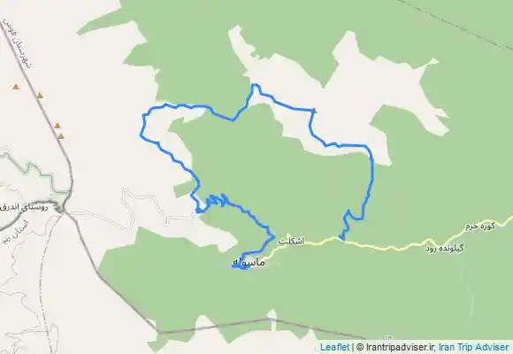 ترک جی پی اس قله قماش و قله تریشم ماسوله