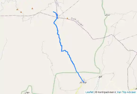 ترک جی پی اس بام خراسان شمالی قله شاه جهان