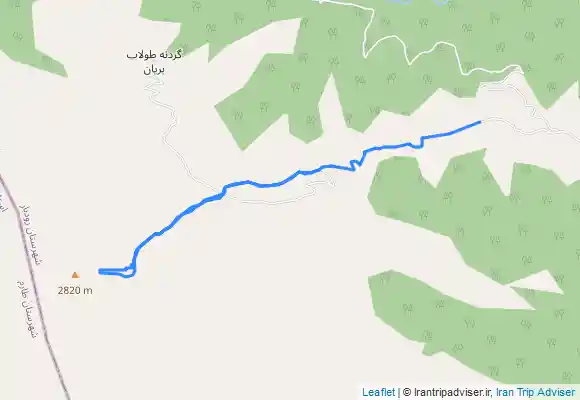 ترک جی پی اس قله پشته کوه