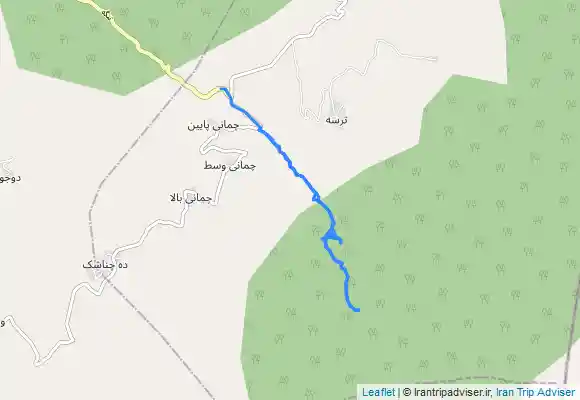 ترک جی پی اس آبشارهای چمانی