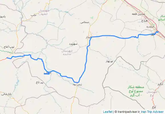 ترک جی پی اس Katale Khor Cave , Garmab , Zanjan - غار کتله خور گرماب زنجان