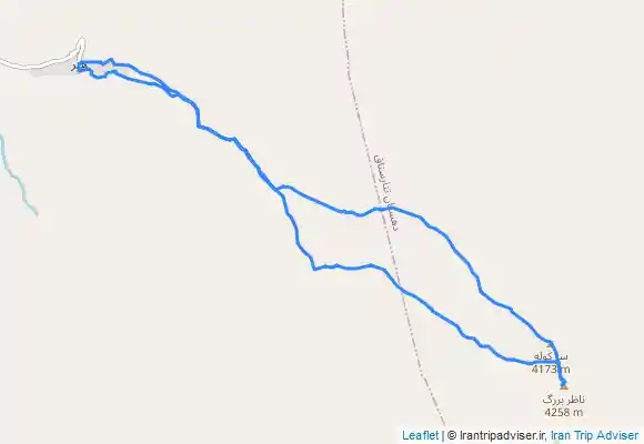 ترک جی پی اس صعود قله سرکوله و ناظر بزرگ (شکرلقاس ، نوذر) از مبدا روستای حطر