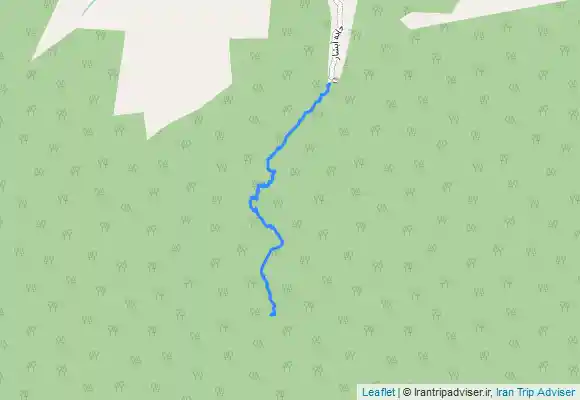 ترک جی پی اس آبشار زیارت به آبشار چماز