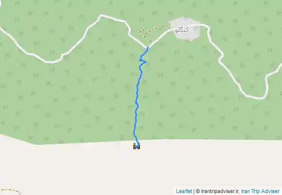 ترک جی پی اس مسیر برگشت از قلعه کنگلو