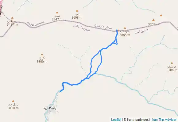 ترک جی پی اس قله سرخاب غربی