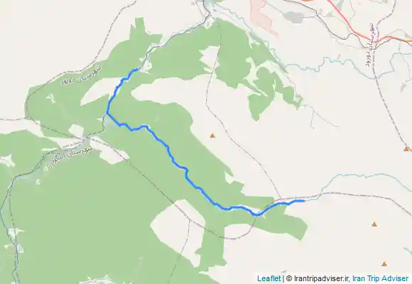 ترک جی پی اس دره نیگا تا روستای تی
