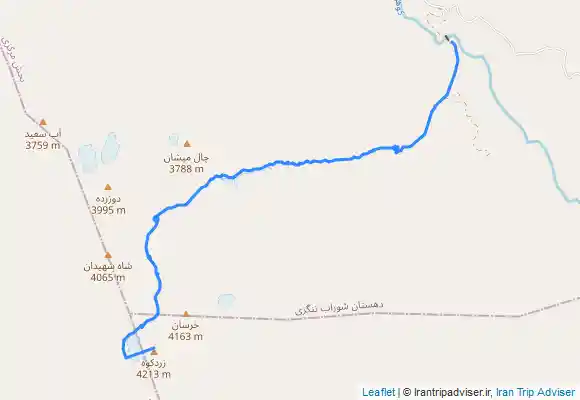 ترک جی پی اس صعود به قله طرح سیمرغ کلونچین در استان چهارمحال بختیاری