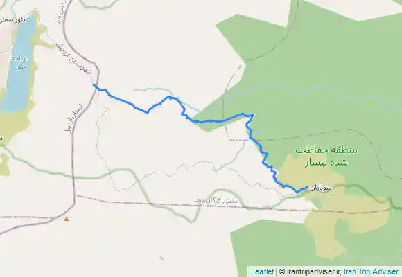 ترک جی پی اس پيمايش دریاچه نئور به سوباتان تاریخ اخرین پیماش خرداد 98