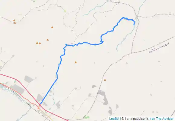 ترک جی پی اس آبشار هشترخان از اتوبان زنجان