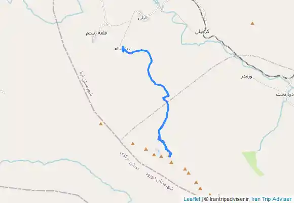 ترک جی پی اس صعود باشگاه باران شیروان به قله طرح سیمرغ سنبران اشترانکوه استان لرستان