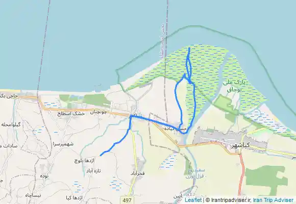 ترک جی پی اس ویلای زیباکنار به پارک ملی بوجاق