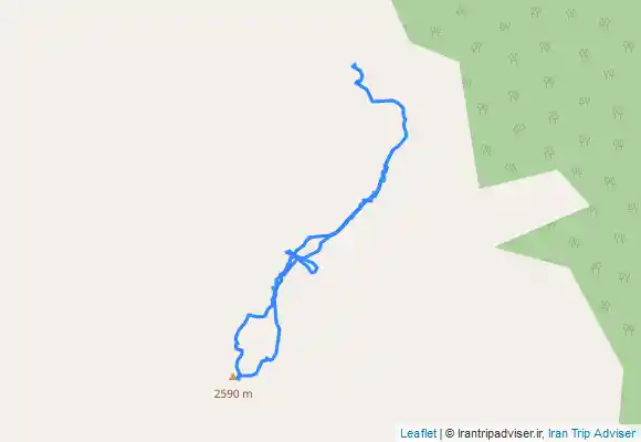 ترک جی پی اس مسیر قله دیه گاه