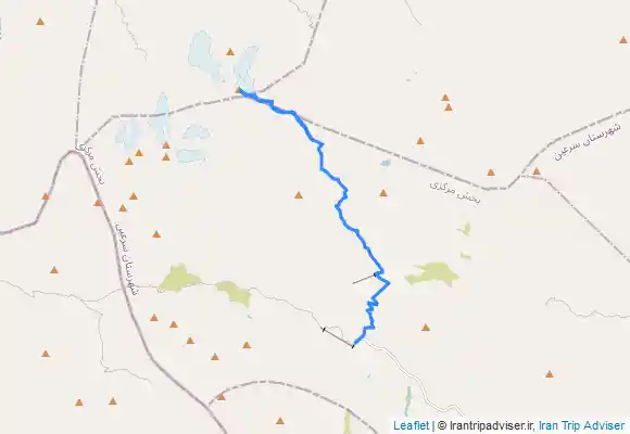 ترک جی پی اس سلطان ساوالان از مسیر پیست اسکی آلوارس(جنوب شرقی)