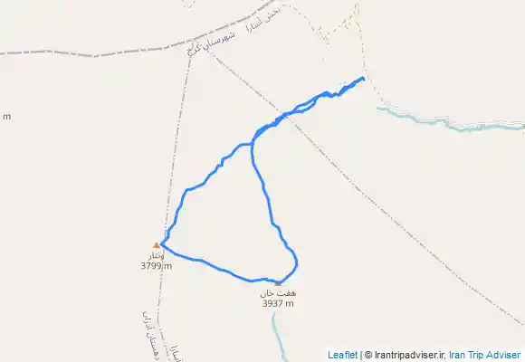 ترک جی پی اس قله هفت خان و ونتار از کهنه ده- آزاد بر