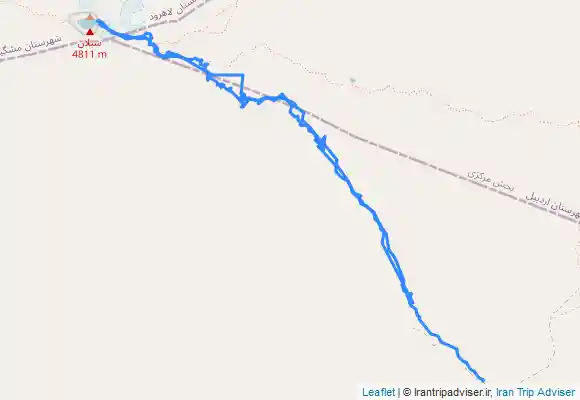 ترک جی پی اس سبلان از مسیر آلوارس (مسیر جنوب شرقی) Savalan Alvares yolu