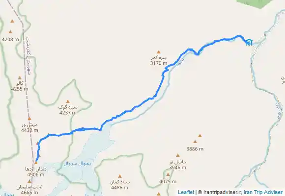 ترک جی پی اس تخت رستم و دندان اژدها