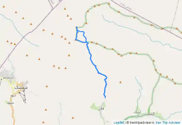 ترک جی پی اس قله خلنو(بام تهران)