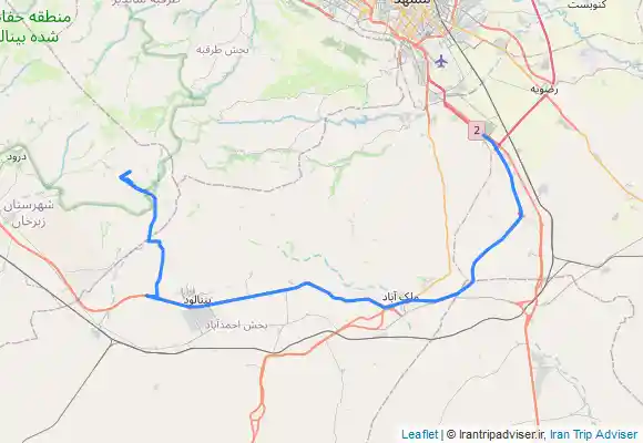 ترک جی پی اس قله قوچگر از مشهد