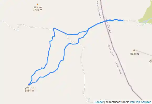 ترک جی پی اس قله هازارمیخ از ییلاق نئوتدی hazarmikh summit from neotdi summer with family