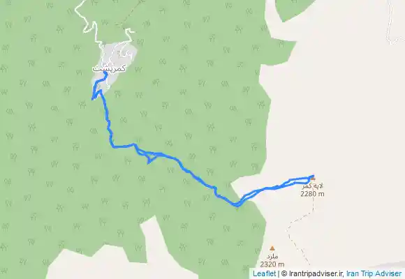 ترک جی پی اس روستای کمرپشت -امامزاده عباس علی (قله لاکمر)