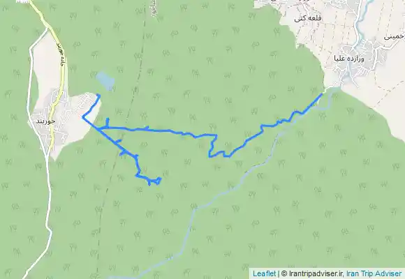 ترک جی پی اس مسیر ورازده علیا به جوربند