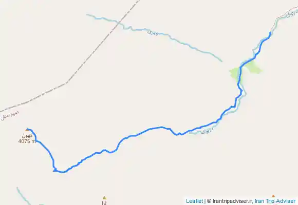 ترک جی پی اس قله‌ی کهون